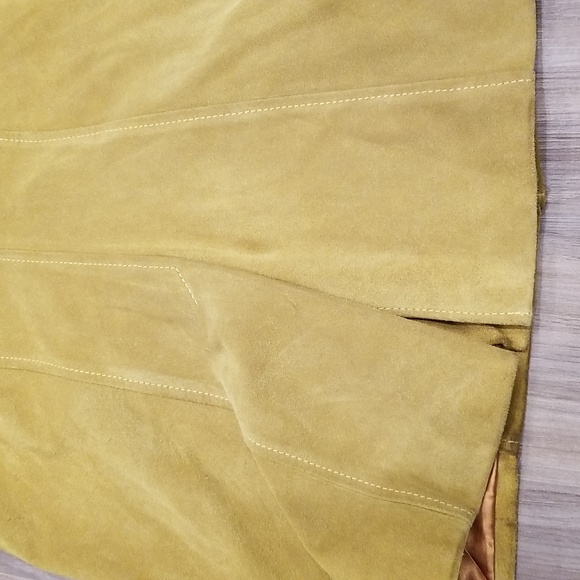 Katharine Hamnett Denim Lined 3 Button Suede Jacket Vintage 90s Women's - Picture 12 of 12